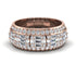 Baguette Diamond Eternity Wedding Band - Billy No. 2 image 1