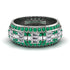 Baguette Diamond Eternity Wedding Band - Billy No. 18 image 1