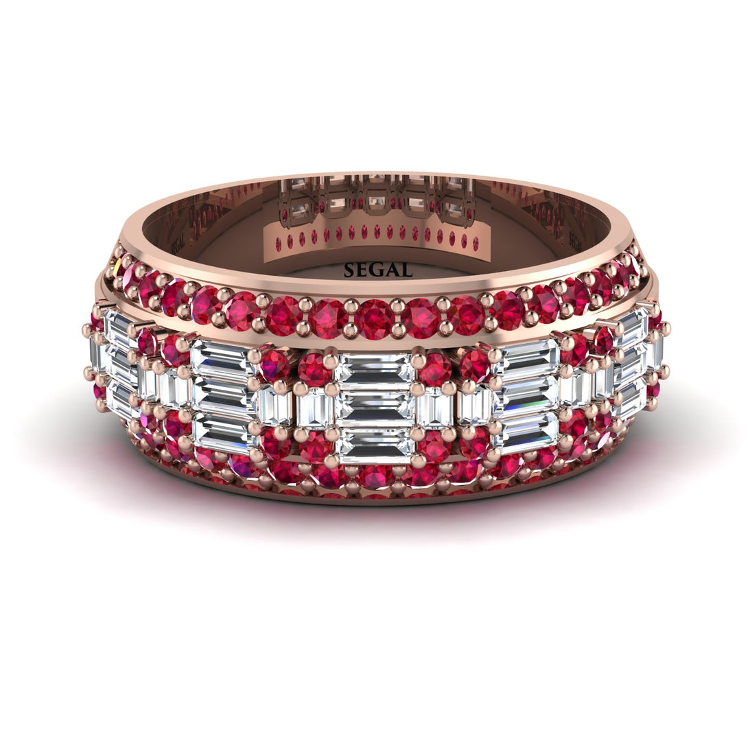 Baguette Diamond Eternity Wedding Band - Billy No. 47