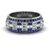 Baguette Diamond Eternity Wedding Band - Billy No. 63 image 1