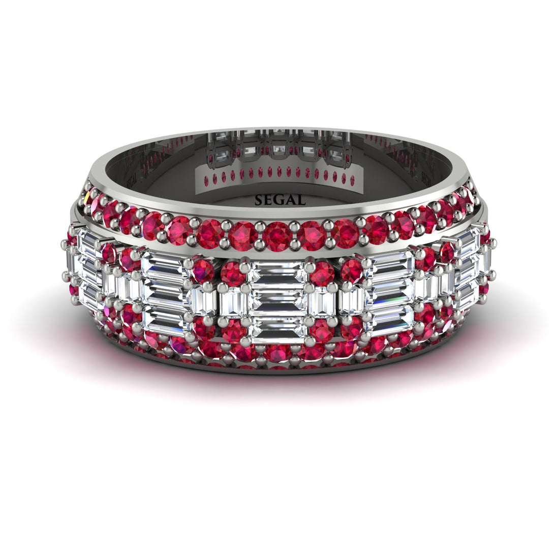 Baguette Diamond Eternity Wedding Band - Billy No. 48