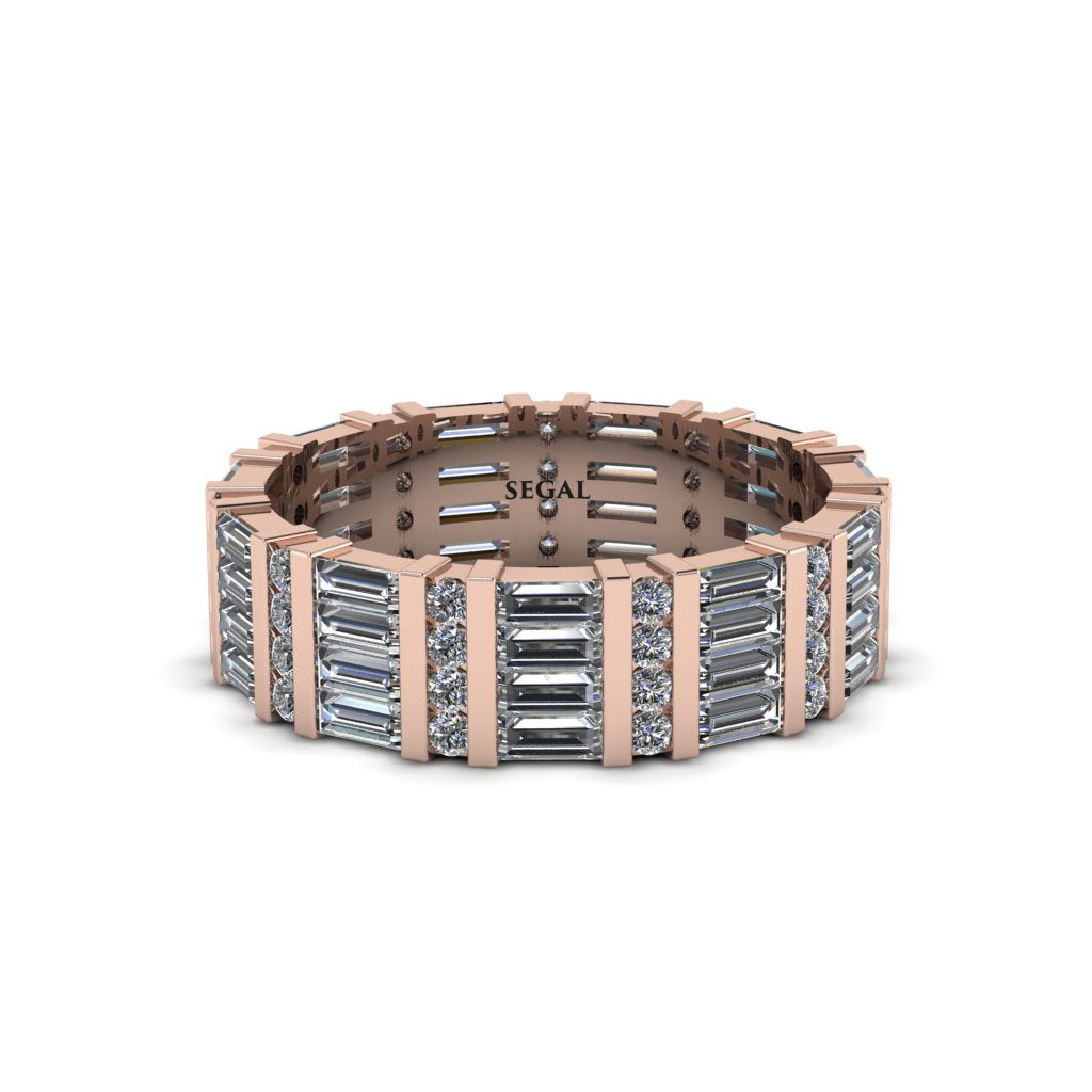 Baguette Diamond Eternity Wedding Band - Keegan No. 2
