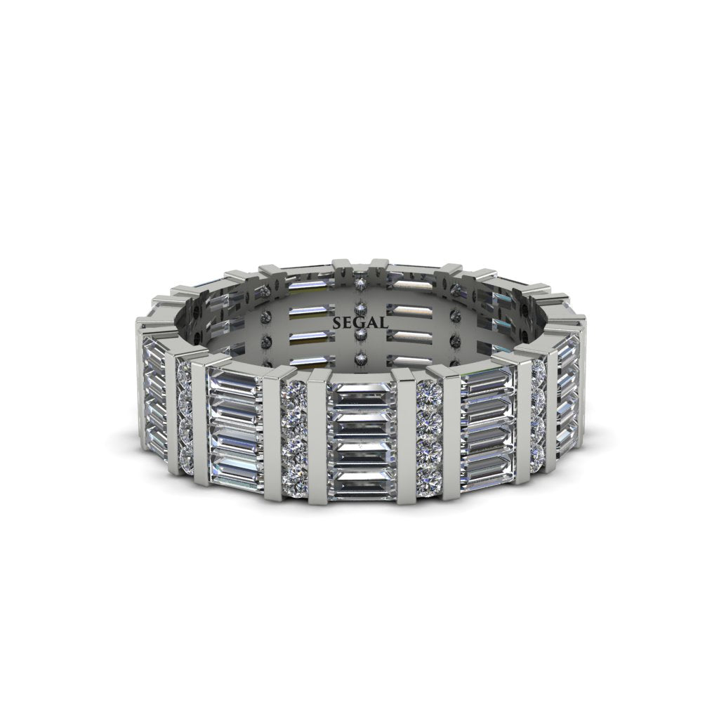 Baguette Diamond Eternity Wedding Band - Keegan No. 3