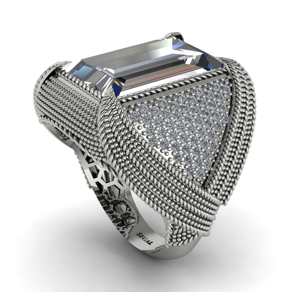 Baguette Diamond Majestic Men's Fashion Ring - Flynn No. 3