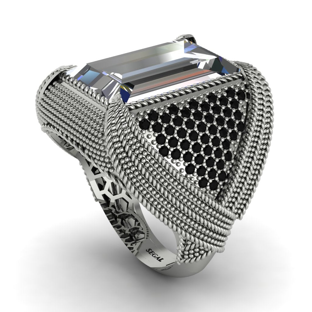 Baguette Diamond Majestic Men's Fashion Ring - Flynn No. 33