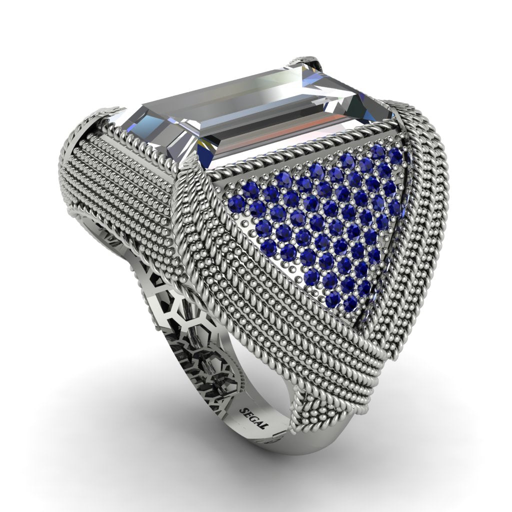 Baguette Diamond Majestic Men's Fashion Ring - Flynn No. 63