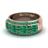 Baguette Emerald Eternity Wedding Band - Billy No. 20 image 2