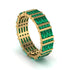 Baguette Emerald Eternity Wedding Band - Keegan No. 4 image 2
