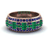 Baguette Emerald Eternity Wedding Band - Billy No. 65 image 1