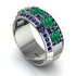 Baguette Emerald Eternity Wedding Band - Billy No. 66 image 3