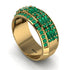 Baguette Emerald Eternity Wedding Band - Billy No. 19 image 3