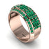 Baguette Emerald Eternity Wedding Band - Billy No. 20 image 3