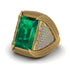 Baguette Emerald Majestic Men's Fashion Ring - Flynn No. 4 image 3