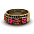 Baguette Ruby Eternity Wedding Band - Billy No. 40 image 2