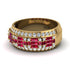 Baguette Ruby Eternity Wedding Band - Billy No. 10 image 2