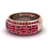 Baguette Ruby Eternity Wedding Band - Billy No. 56 image 2