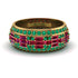 Baguette Ruby Eternity Wedding Band - Billy No. 25 image 1