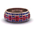 Baguette Ruby Eternity Wedding Band - Billy No. 71 image 1