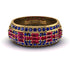 Baguette Ruby Eternity Wedding Band - Billy No. 70 image 1