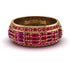 Baguette Ruby Eternity Wedding Band - Billy No. 55 image 1