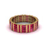 Baguette Ruby Eternity Wedding Band - Keegan No. 10 image 3