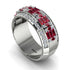Baguette Ruby Eternity Wedding Band - Billy No. 12 image 3