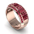 Baguette Ruby Eternity Wedding Band - Billy No. 56 image 3