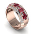 Baguette Ruby Eternity Wedding Band - Billy No. 11 image 3