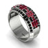 Baguette Ruby Eternity Wedding Band - Billy No. 42 image 3