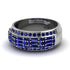 Baguette Sapphire Eternity Wedding Band - Billy No. 75 image 2