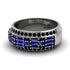 Baguette Sapphire Eternity Wedding Band - Billy No. 45 image 2