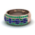Baguette Sapphire Eternity Wedding Band - Billy No. 29 image 2