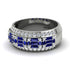 Baguette Sapphire Eternity Wedding Band - Billy No. 15 image 2