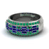 Baguette Sapphire Eternity Wedding Band - Billy No. 30 image 2