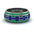 Baguette Sapphire Eternity Wedding Band - Billy No. 30 image 1