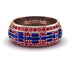 Baguette Sapphire Eternity Wedding Band - Billy No. 59 image 1