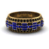 Baguette Sapphire Eternity Wedding Band - Billy No. 43 image 1