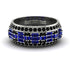Baguette Sapphire Eternity Wedding Band - Billy No. 45 image 1