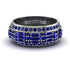Baguette Sapphire Eternity Wedding Band - Billy No. 75 image 1