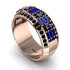 Baguette Sapphire Eternity Wedding Band - Billy No. 44 image 3