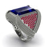 Baguette Sapphire Majestic Men's Fashion Ring - Flynn No. 60 image 1