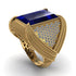 Baguette Sapphire Majestic Men's Fashion Ring - Flynn No. 13 image 1