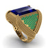 Baguette Sapphire Majestic Men's Fashion Ring - Flynn No. 28 image 1
