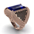 Baguette Sapphire Majestic Men's Fashion Ring - Flynn No. 44 image 1