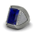 Baguette Sapphire Majestic Men's Fashion Ring - Flynn No. 15 image 3