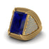 Baguette Sapphire Majestic Men's Fashion Ring - Flynn No. 13 image 3