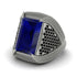 Baguette Sapphire Majestic Men's Fashion Ring - Flynn No. 45 image 3