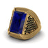 Baguette Sapphire Majestic Men's Fashion Ring - Flynn No. 43 image 3