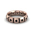 Black Diamond Gold Men's Wedding Ring - Zion No. 38 image 3