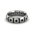 Black Diamond Gold Men's Wedding Ring - Zion No. 39 image 3